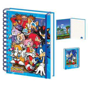 Sonic - Wiro Notebook A5 Green Hill Zone Gang