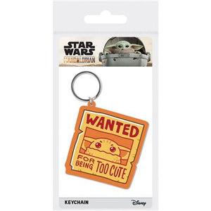 Star Wars - Rubber Keychain Grogu Wanted