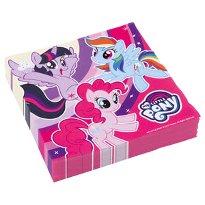 Guardanapos My Little Pony 33 x 33 cm - 20 unidades