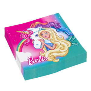 Guardanapos Barbie Dreamtopia 33 x 33 cm - 20 unidades