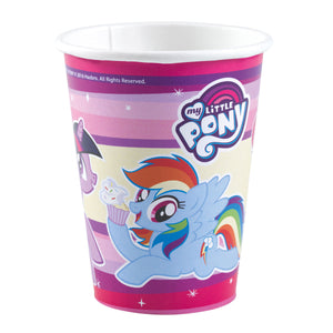 Copos My Little Pony de papel 250 ml - 8 unidades