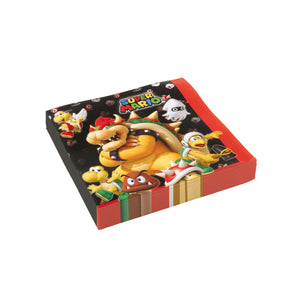 Guardanapos Super Mario 33 x 33 cm - 20 unidades