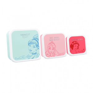 Disney Princess Set Of Three Lunch Boxes