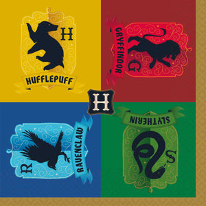 Guardanapos Harry Potter House 33 x 33 cm - 16 unidades