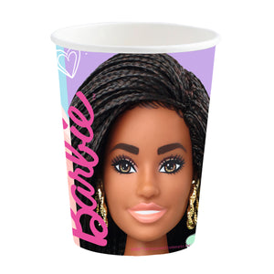 Copos Barbie Dreamtopia de papel 250 ml - 8 unidades