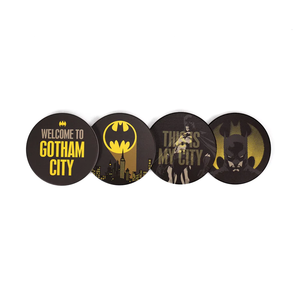 Batman - Set of 4 Ceramic Coasters DC Comics (Gotham City)