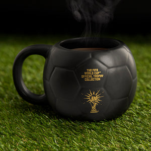 FIFA - Football Shaped Mug Black and Gold